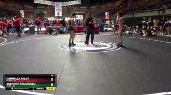 127 lbs Round 4 (10 Team) - Carmella Foley, MDWA vs Breanna Packheiser, SAWA