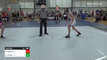 98 lbs Semifinal - Colton Zvonar, Frankfort vs Olin Neuville, De Pere