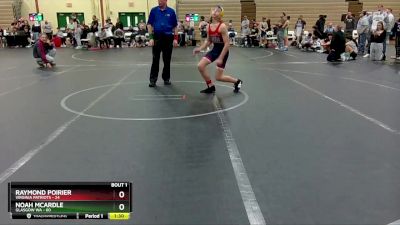 140 lbs Finals (2 Team) - Raymond Poirier, Virginia Patriots vs Noah McArdle, Glasgow WA