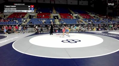 132 lbs Cons. Rd Of 16 - Sully Marx, MN vs Lucas Reeves, PA