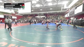 152 lbs Cons. Round 5 - Chase Bickmore, Arcata vs Jonathan Kim, Dougherty Valley