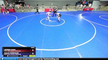 100 lbs Quarterfinal - Jayren Chan, Ayala High School Wrestling vs Isaiah Gonzales, South High School Wrestling