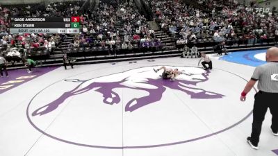 5A 120 lbs Quarterfinal - Ken Starr, Roy vs Gage Anderson, Wasatch