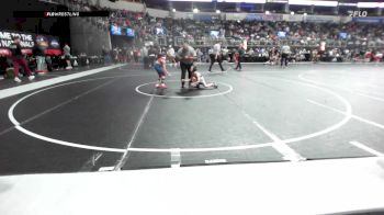 65 lbs Round Of 16 - Harrison Zajic, Trailhands vs Wyatt Eads, East Kansas Eagles