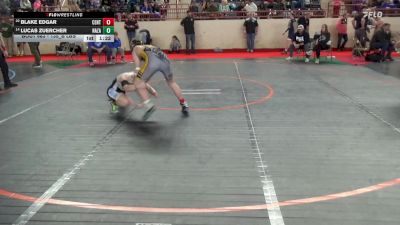 135_B lbs Round Of 16 - Blake Edgar, Central Columbia vs Lucas Zuercher, Nazareth