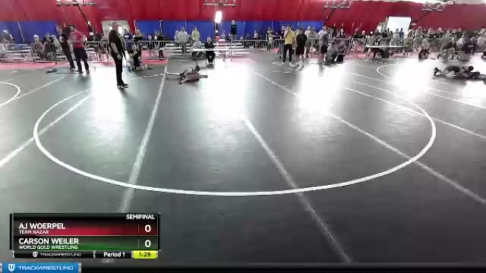 82 lbs Semifinal - AJ Woerpel, Team Nazar vs Carson Weiler, World Gold ...
