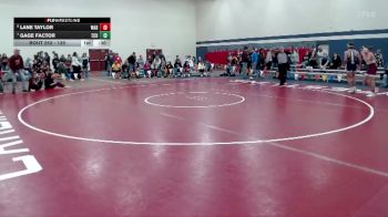 139 lbs Cons. Round 2 - Gage Factor, Tri-City United vs Lane Taylor, Wabasso