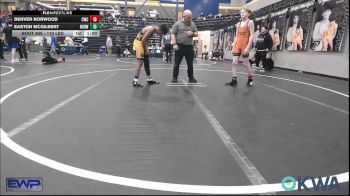 110 lbs 5th Place - Denver Norwood, Cowboy Wrestling Club vs Easton McGilbert, Midwest City Bombers Youth Wrestling Club