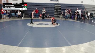 90 lbs Cons. Round 2 - Gunner Stahl, Challis Blackheart Wrestling Club vs Rustin Abrams, Shootbox Rigby