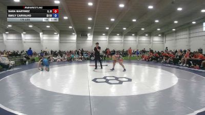 170 lbs Sara Martinez, Illinois vs Emily Carvalho, California Gold
