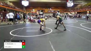 113 lbs Semifinal - Dylan McDonald, Lemoore Wrestling vs Marcello Luna, Elite Athletic Club