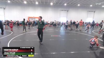 45 lbs Semifinal - Craig Taylor, NoWorries Academy vs Webster Nobles, Coastal Elite Wrestling