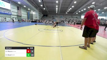 95 lbs Rr Rnd 1 - Hunter Moore, Forge Elm 1 vs Dawson Boyd, Midwest Monsters