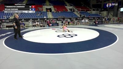 120 lbs Cons. Rd Of 16 - Remington Zimmerer, CO vs Rylan Custard, NE
