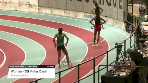 Women's 400m, Finals 3