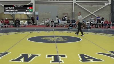 141 lbs Prelim - Billy Burke, Norwich vs Hayden Myers, Wesleyan (CT)