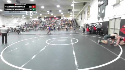 190 lbs Cons. Round 2 - Brandon Siqueiros, Xavier Prep vs Garabet Mammarian, Marshall