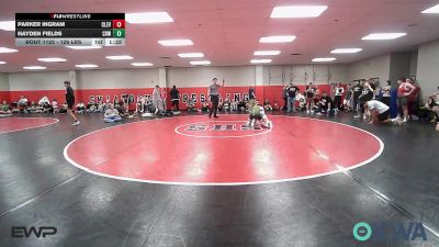 126 lbs Semifinal - Parker Ingram, Cleveland Take Down Club vs Hayden Fields, Caney Valley Wrestling
