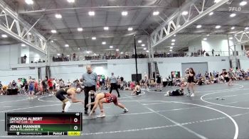 150 lbs Round 7 (8 Team) - Jackson Albert, Grit Mat Club vs Jonas Mannier, Faith & Fellowship WC
