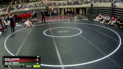 139 lbs Round 1 (4 Team) - Dillan Chisam, Saint Pius X (Kansas City) vs Isaac Leonard, Stillwater