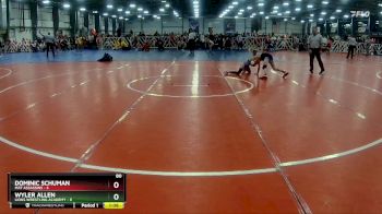 80 lbs Rd# 1 9:00am Friday - Dominic Schuman, Mat Assassins vs Wyler Allen, Lions Wrestling Academy