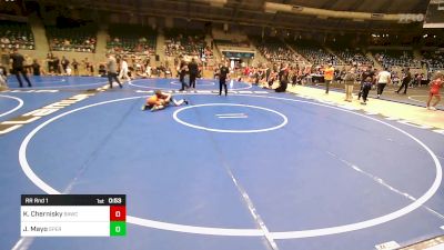 86-92 lbs Rr Rnd 1 - Keaton Chernisky, BAWC vs Johnathan Mayo, Sperry Wrestling Club