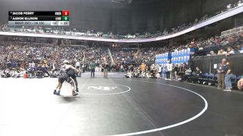 7A 150 lbs Semifinal - Aaron Ellison, Lumberton vs Jacob Perry, New Bern