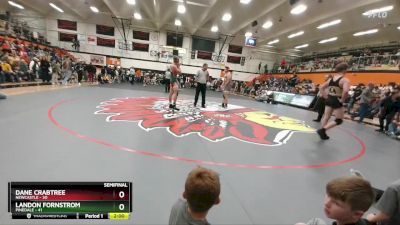 165 lbs Semifinal - Landon Fornstrom, Pinedale vs Dane Crabtree, Newcastle