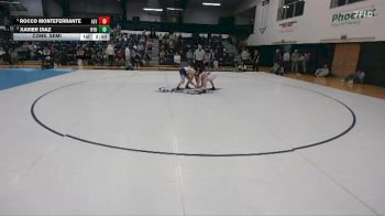 125 lbs Cons. Semi - Rocco Monteferrante, Alvernia vs Xavier Diaz, New York University