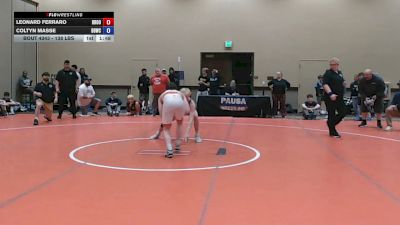 138 lbs Cons. Rd Of 32 - Leonard Ferraro, Brookville vs Coltyn Masse, Dirty Den Wrestling Club