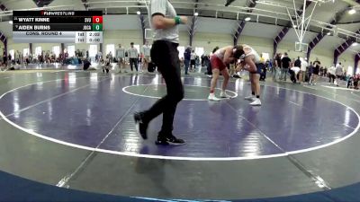 165 lbs Cons. Round 4 - Wyatt Kinne, Southern Virginia vs Aiden Burns, John Carroll