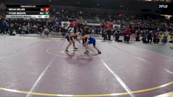 98 lbs 5th Place Match - Micah Miller, Coeur D Alene vs Cyler Beeson, Middleton