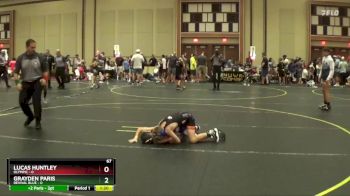 67 lbs Quarterfinals (8 Team) - Grayden Paris, Revival Blue vs Lucas Huntley, Olympic