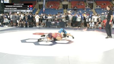 120 lbs Champ. Rd Of 64 - Spenser McCammon, Indiana vs David McClurg, California