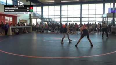 125 lbs Quarterfinal - Brody Andrews, Wrath vs Will Guider, Westside Wrestling Club