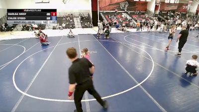 45-49 lbs Round 2 - Hadlea West, Aviator Wrestling Academy vs Chloe Steed, Agon Academy Wrestling