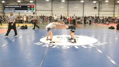 88 lbs Round 2 - 10:45am Saturday - Lance Bachmann Jr., PA USA vs Knox Stamp, Southwest Elite