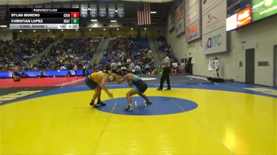 149 lbs Cons. Round 1 - Christian Lopez, Unattached vs Dylan Moreno, CSU Bakersfield