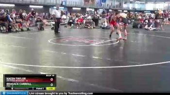 152 lbs Round 5 (6 Team) - Kacen Taylor, Backyard Brawlers vs Bradack Carroll, PWC