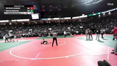80 lbs Champ. Round 2 - Brynlee Gilmore, GWRA vs Bryce Donahue, DONA