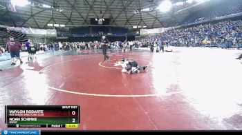 84 lbs 3rd Place Match - Waylon Rodarte, Mat Demon Wrestling Club vs Noah Schimke, NWWC