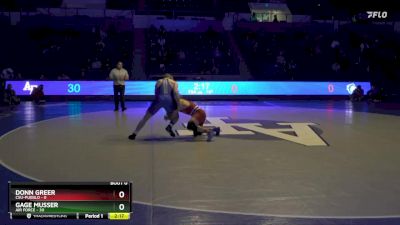 184 lbs Gage Musser, Air Force vs Donn Greer, CSU-Pueblo