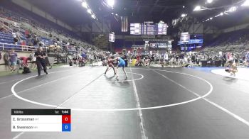 106 lbs Cons 8 #1 - Christopher Grossman, Montana vs Brett Swenson, Minnesota