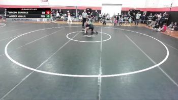 175 lbs Champ. Round 3 - Brody Sendele, Rockton (HONONEGAH) vs Ameer Khalil, New Lenox (PROVIDENCE CATHOLIC)