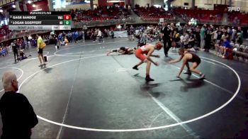 132 lbs Cons. Round 4 - Gage Sandoz, Valentine Wrestling Club vs Logan Goepfert, Nebraska Boyz