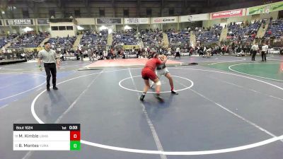 165 lbs Consi Of 8 #1 - Matthew Kimble, Lamar vs Bryan Montes, Yuma