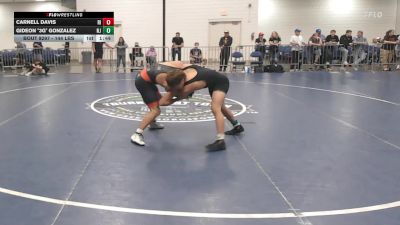 144 lbs Consi Of 16 #1 - Carnell Davis, RI vs Gideon "3G" Gonzalez, NJ