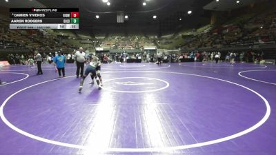 140 lbs Consi Of 8 #2 - Damien Viveros, Redwood vs Aaron Rodgers, Golden Valley (Bakersfield)