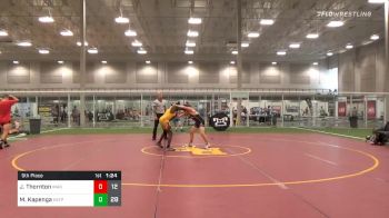 130 lbs 5th Place - Justice Thornton, Indy All Stars vs Mark Kapenga, Elite Athletic Club Stripes