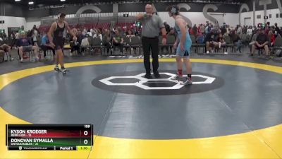 159 lbs Round 3 (8 Team) - Donovan Symalla, Untouchables vs Kyson Kroeger, Rebellion